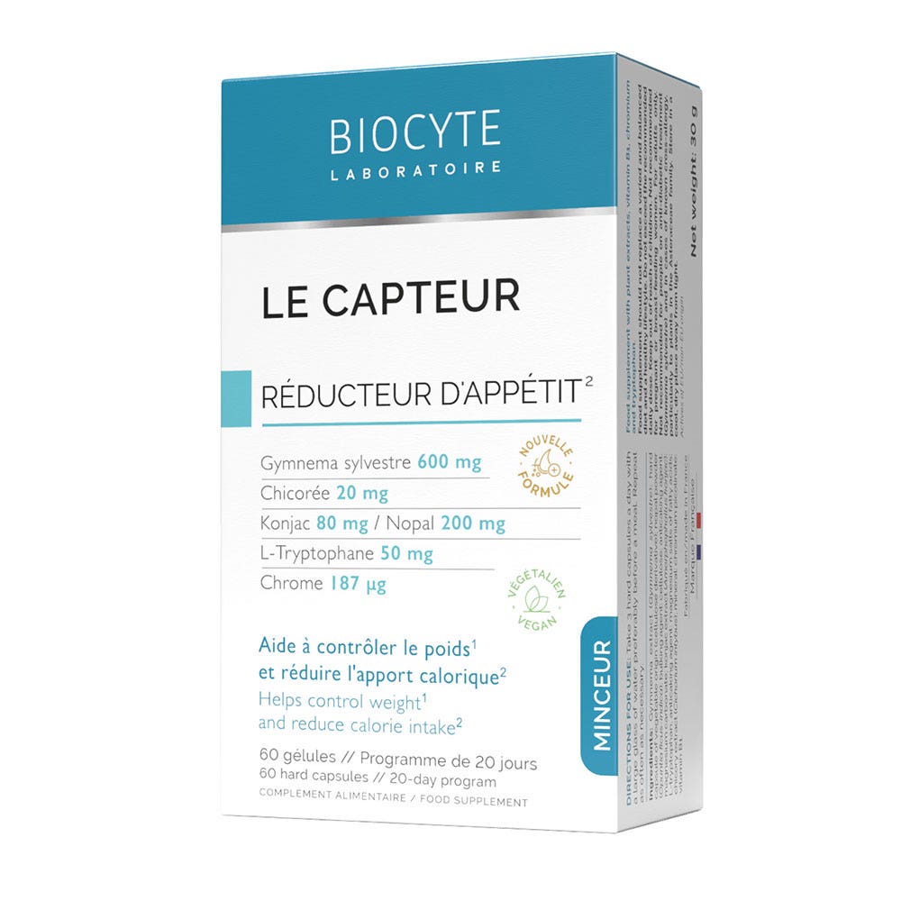 Biocyte Adelgazante Captador reductor del apetito 60 cápsulas