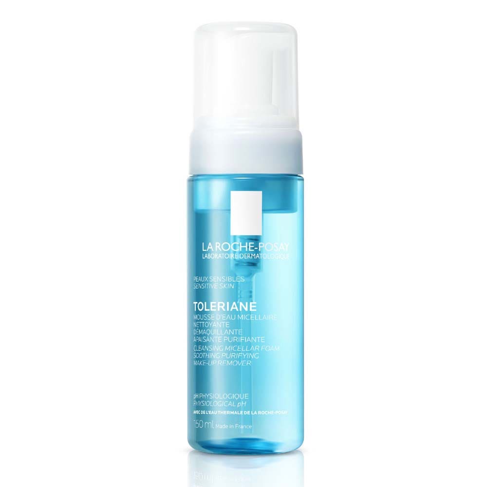 La Roche-Posay Toleriane Espuma micelar limpiadora y desmaquillante con Agua termal de manantial Piel sensible 150 ml