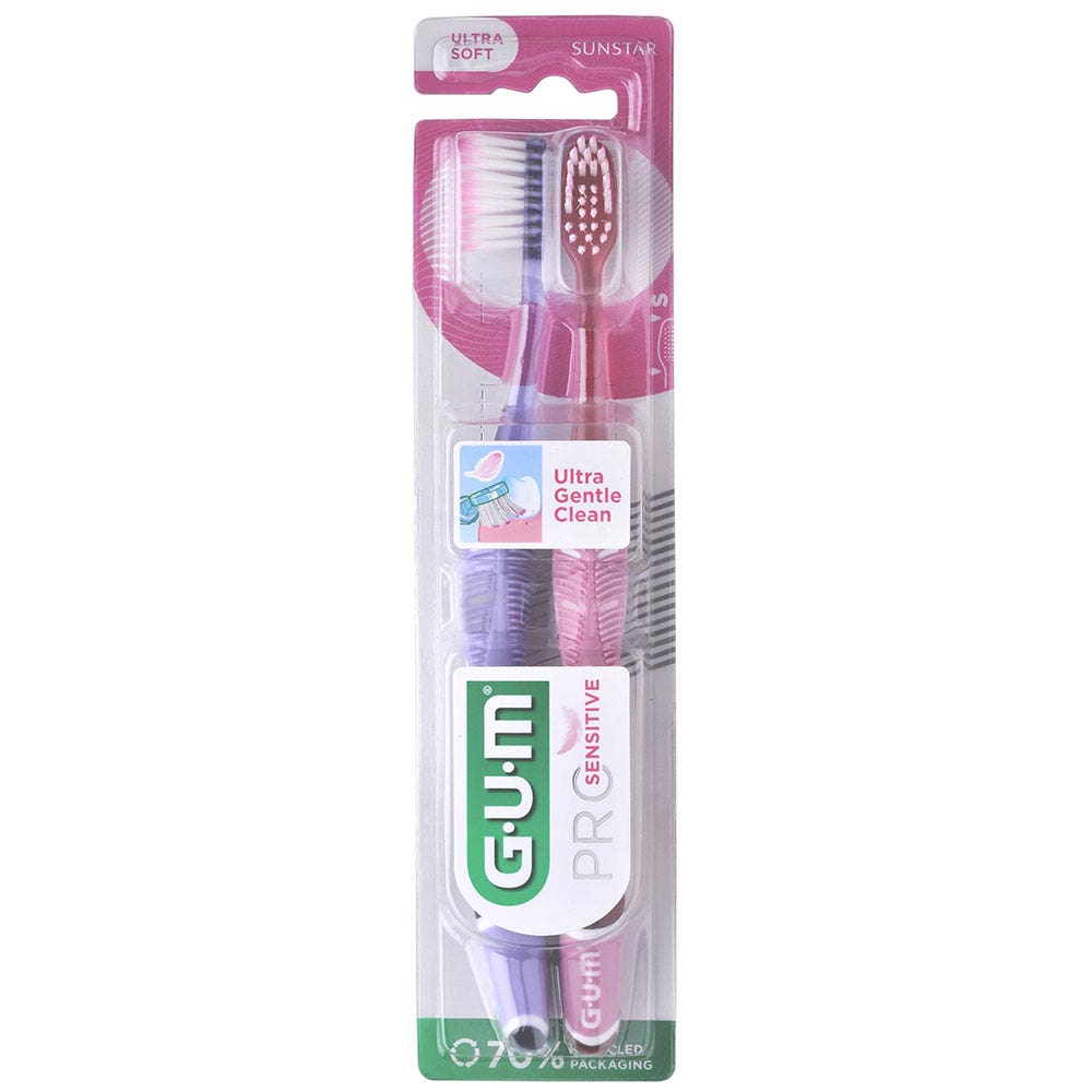 Gum Pro Sensitive Cepillo de dientes Ultra 15/100e x2