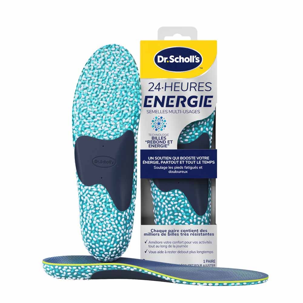 Scholl Energy 24 Hour Plantillas Multiusos x1 par