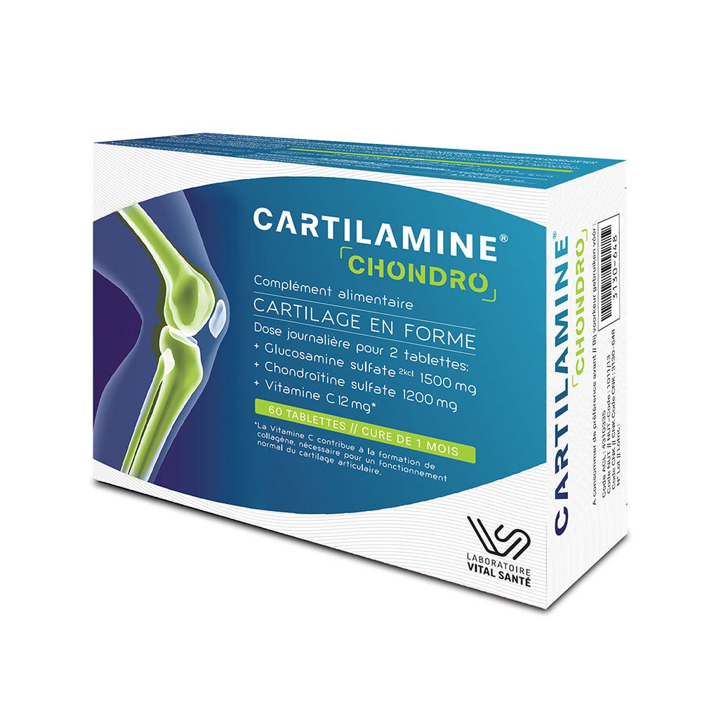 Vital Santé Cartilamine Chondro cartílago 60 comprimidos