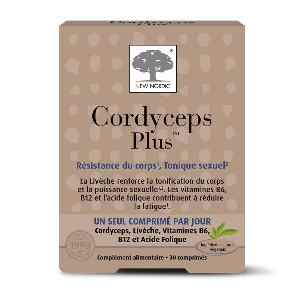 New Nordic Cordyceps plus 30 comprimidos