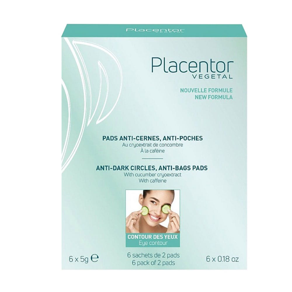 Placentor Végétal Pads antiojeras y bolsas 6 x 2 sobres