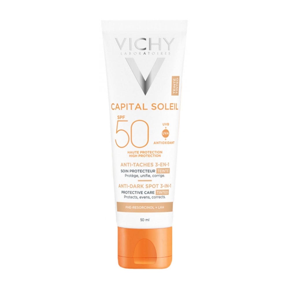 Vichy Capital Soleil Crema antimanchas con color 3en1 protección alta SPF50+ 50ml