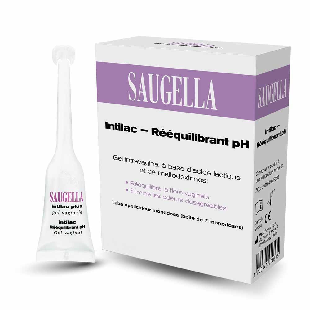 Saugella Intilac Gel intravaginal reequilibrante pH7 7 unidosis