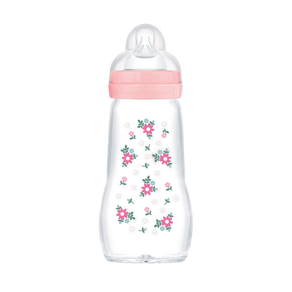 Mam Biberon De Vidrio Flujo 2 Lento 0 Meses + Dès La Naissance 260 ml
