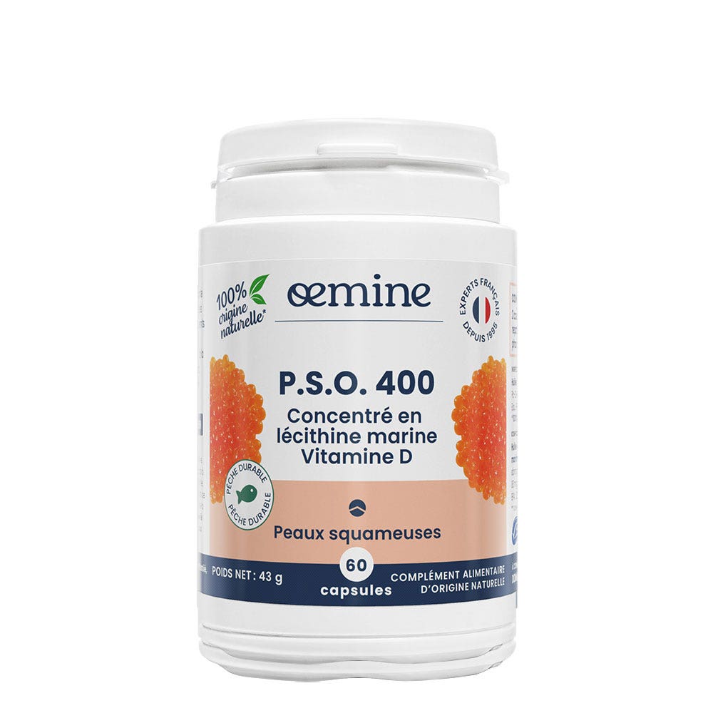 Oemine P.s.o 400 lecitina marina 60 cápsulas