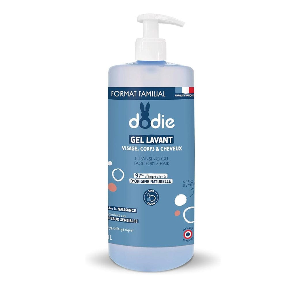 Dodie Gel Limpiador 3-en-1 Desde El Nacimiento 1l