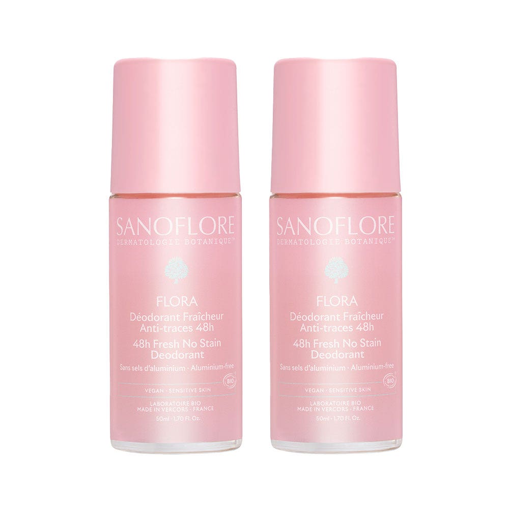 Sanoflore Desodorantes Nube De Frescor Desodorante Roll-on Eficacia 24h Bio 2x50ml