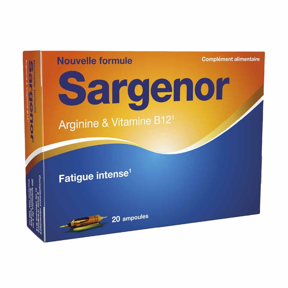 Sargenor Arginina y vitamina B12 20 ampollas
