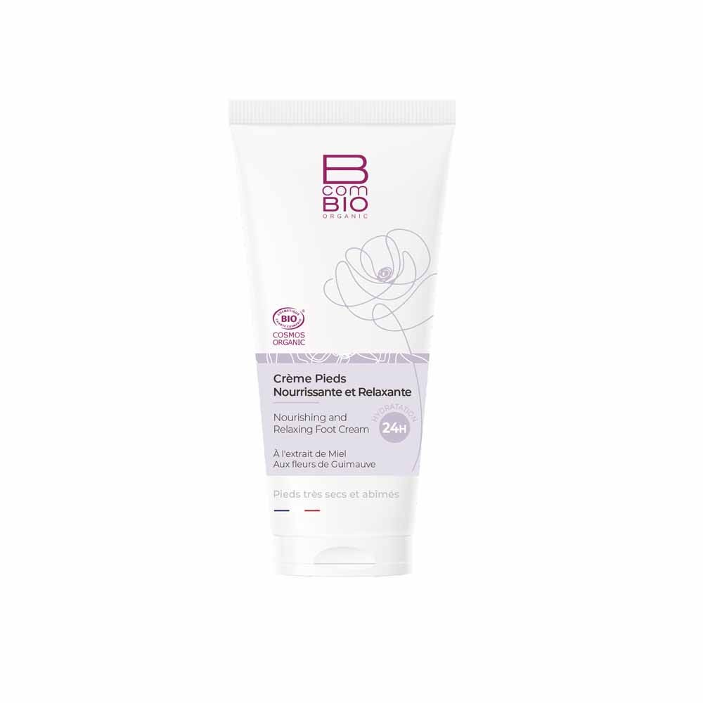 Bcombio Organic Crema de pies nutritiva y relajante ecológica 100 ml