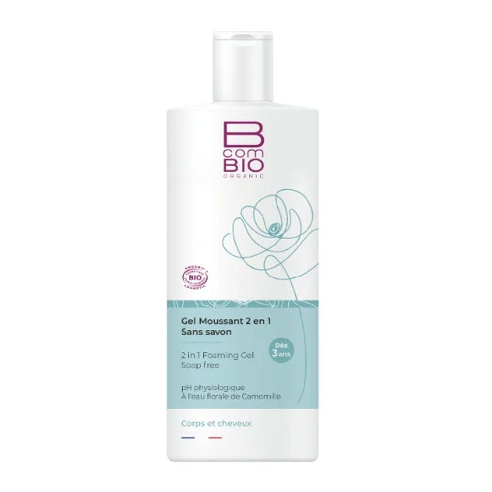 Bcombio Organic Gel Espumoso 2 en 1 Bio Sin Jabón 500ml