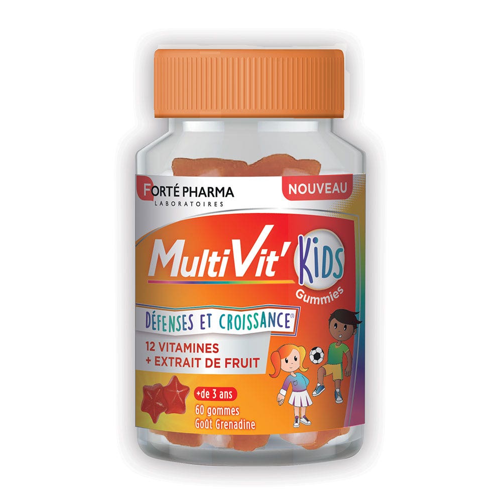 Forté Pharma MultiVit'4G Gominolas Kids 60 gomas