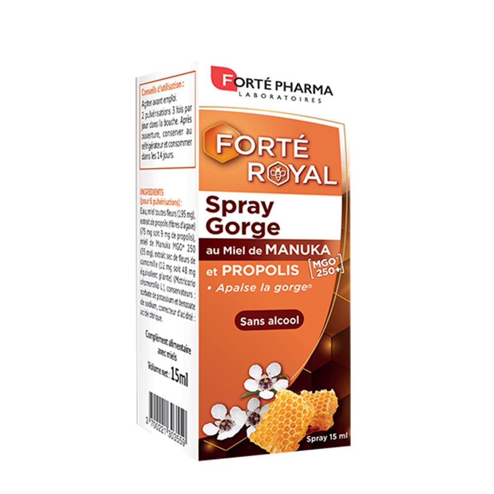 Forté Pharma Forté Real Spray Garganta Miel de Manuka y Propolis 15 ml
