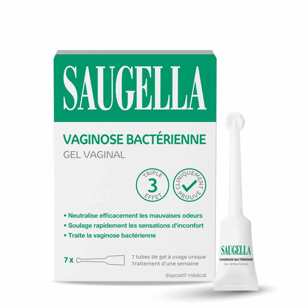 Saugella Gel Triple Efecto Tratamiento Vaginosis Bacteriana 7 tubos aplicadores