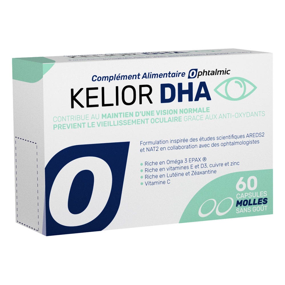 Ophtalmic Kelior DHA Mantener una visión normal 60 cápsulas