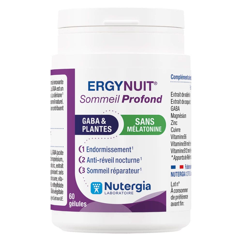 Nutergia Ergynuit Sueño profundo 60 cápsulas