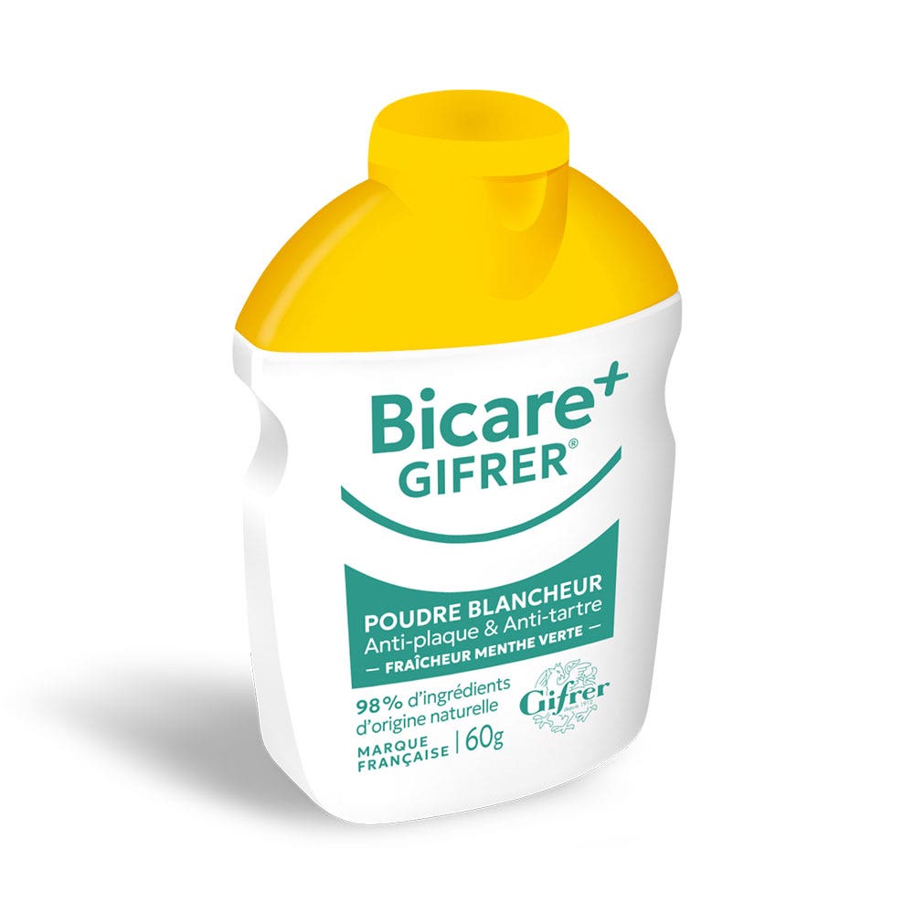 Gifrer Bicare Plus Polvo Blanqueador Menta Verde Fresca 60g