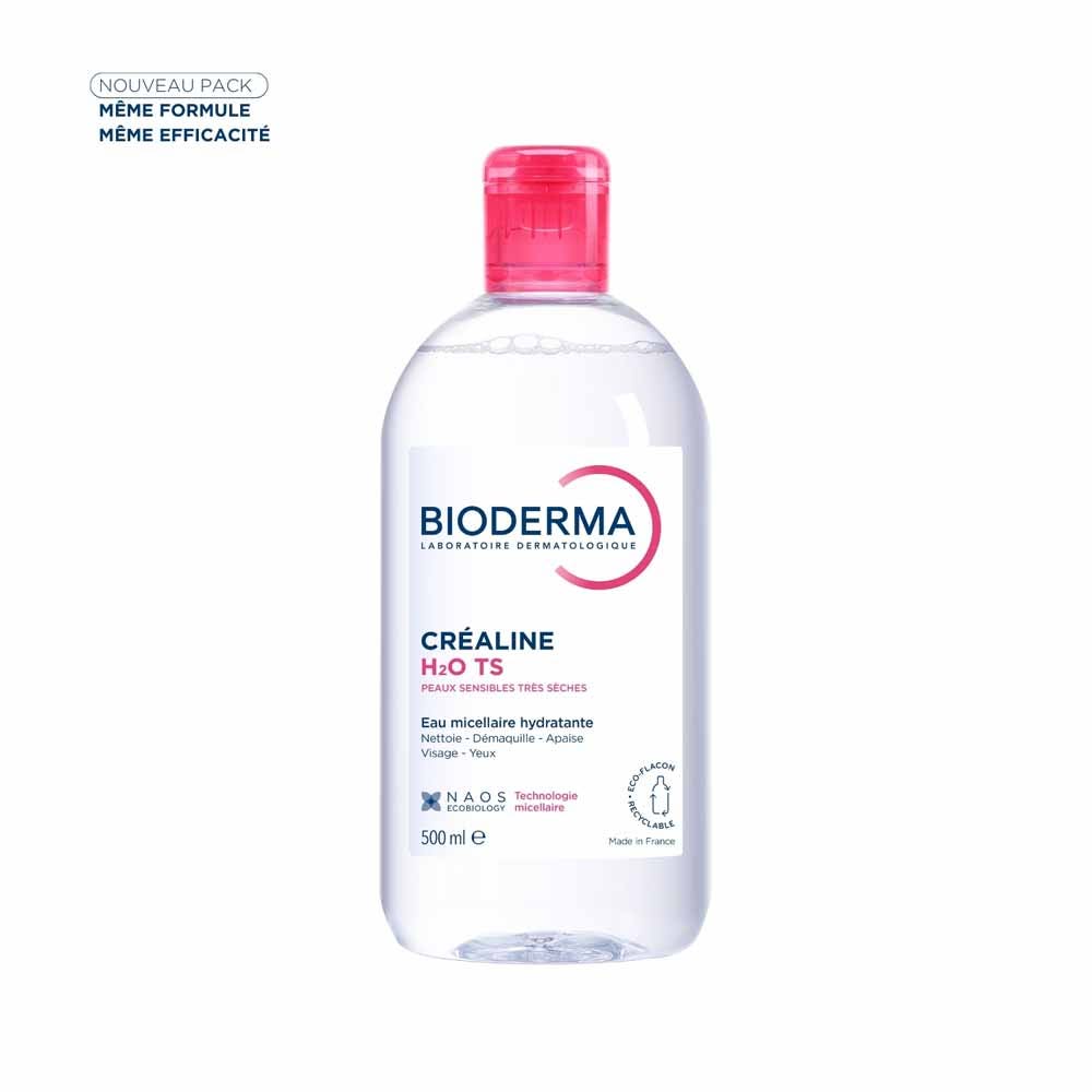 Bioderma Crealine Agua micelar desmaquillante Piel sensible a muy seca 500 ml