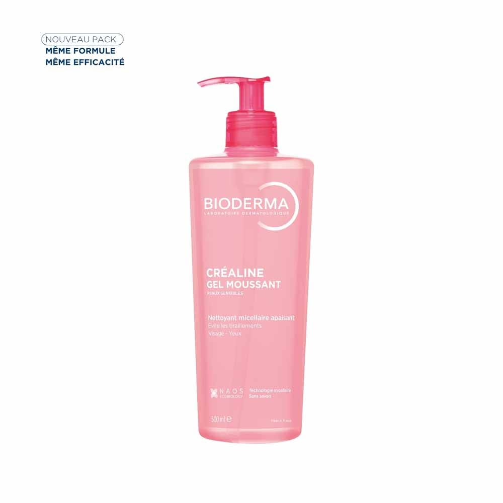Bioderma Crealine Gel moussant limpiador calmante micelar pieles sensibles 500ml