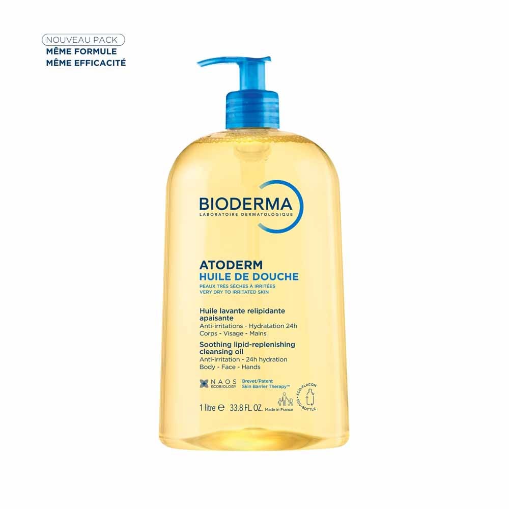 Bioderma Atoderm Aceite de ducha piel muy seca e irritada 1 L