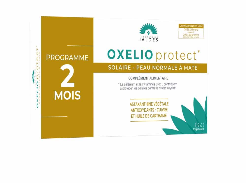 Jaldes Oxelio Proteger Solaire Piel normal-mate 60 cápsulas