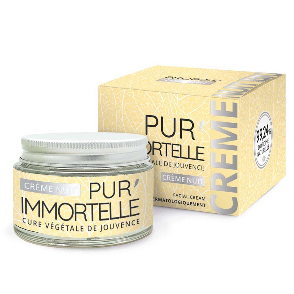 Propos'Nature Pur'Immortelle Crema facial de noche ecológica 50 ml
