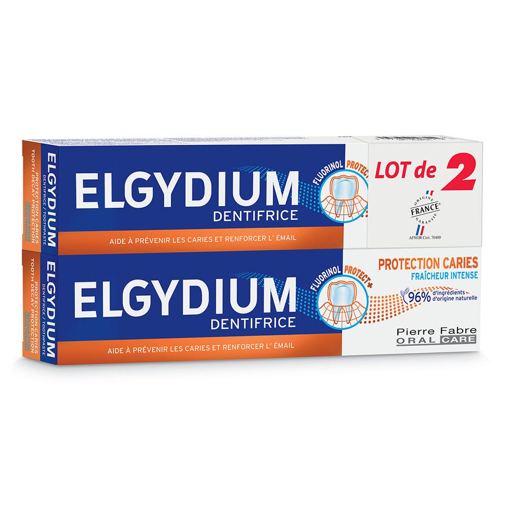 Elgydium Dentífrico protección caries 2x75 ml