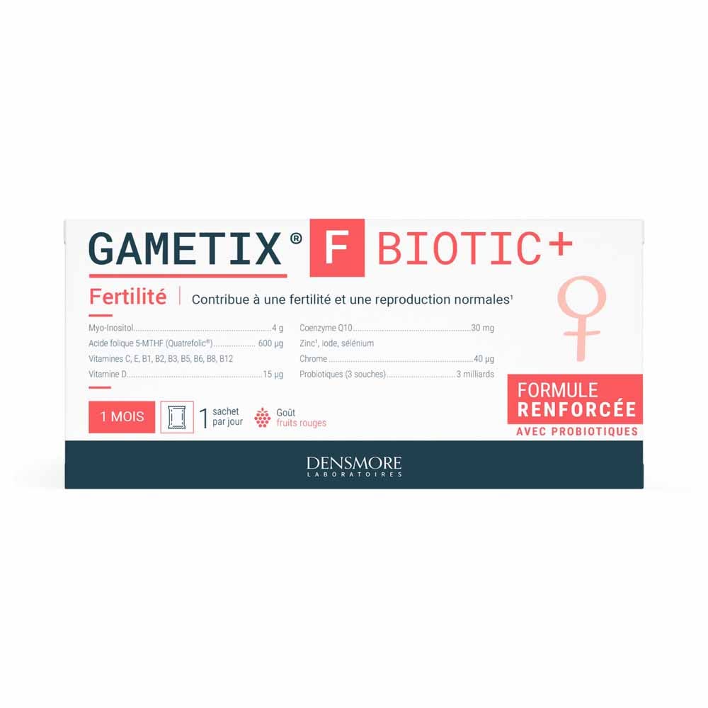 Densmore Ginecología Gametix F Biotic+ Fertilidad Fórmula mejorada 30 sobres