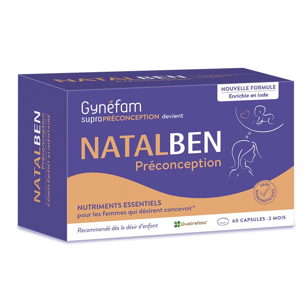 Effik Natalben Preconcepción Natalben 60 cápsulas