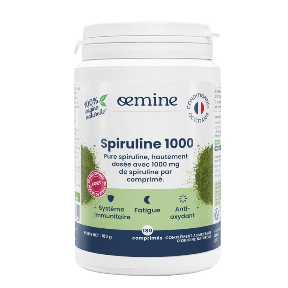 Oemine Espirulina 1000 180 comprimés