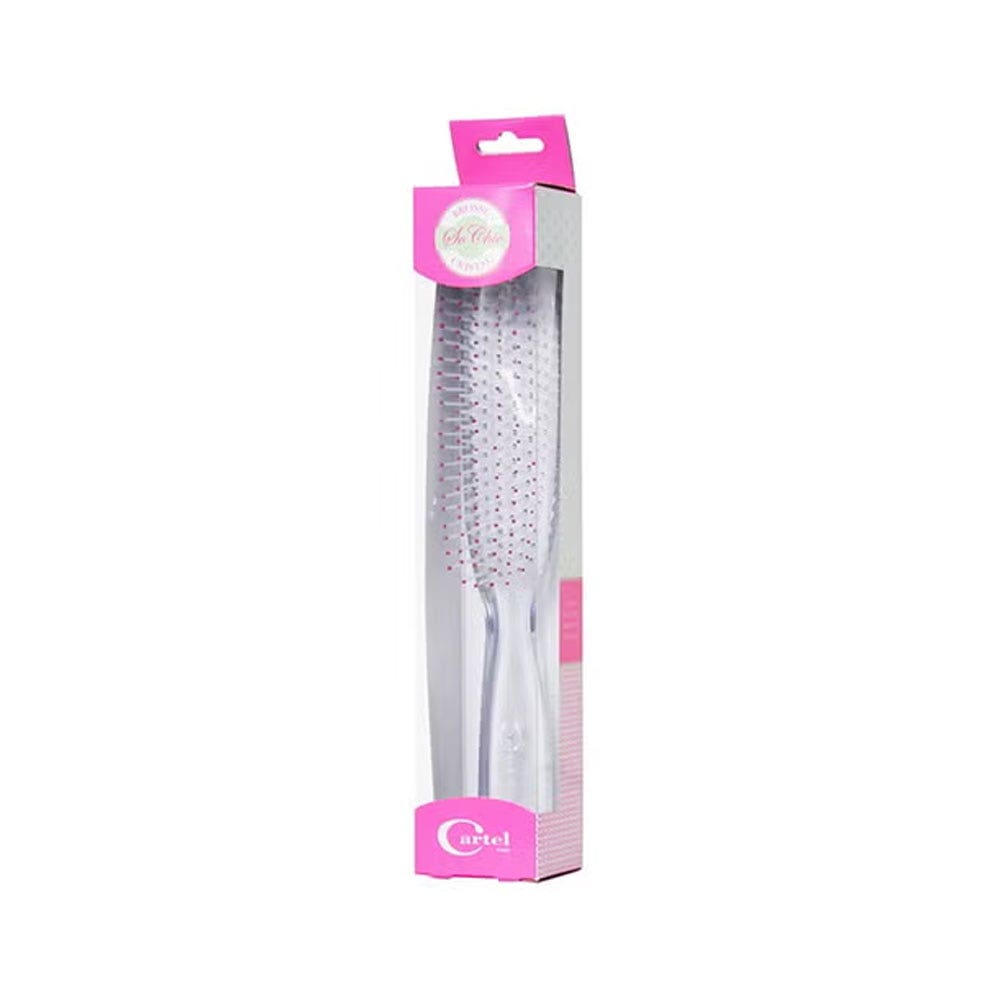 Cartel Cepillo para el cabello Cristal Rosa 1 unidad