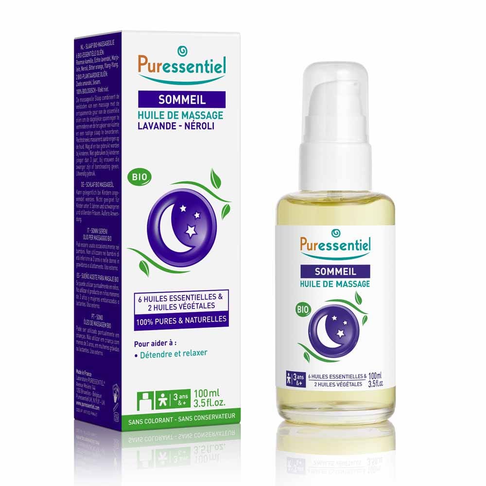 Puressentiel Sueño Aceite De Masaje Bio Lavanda y Neroli 100ml