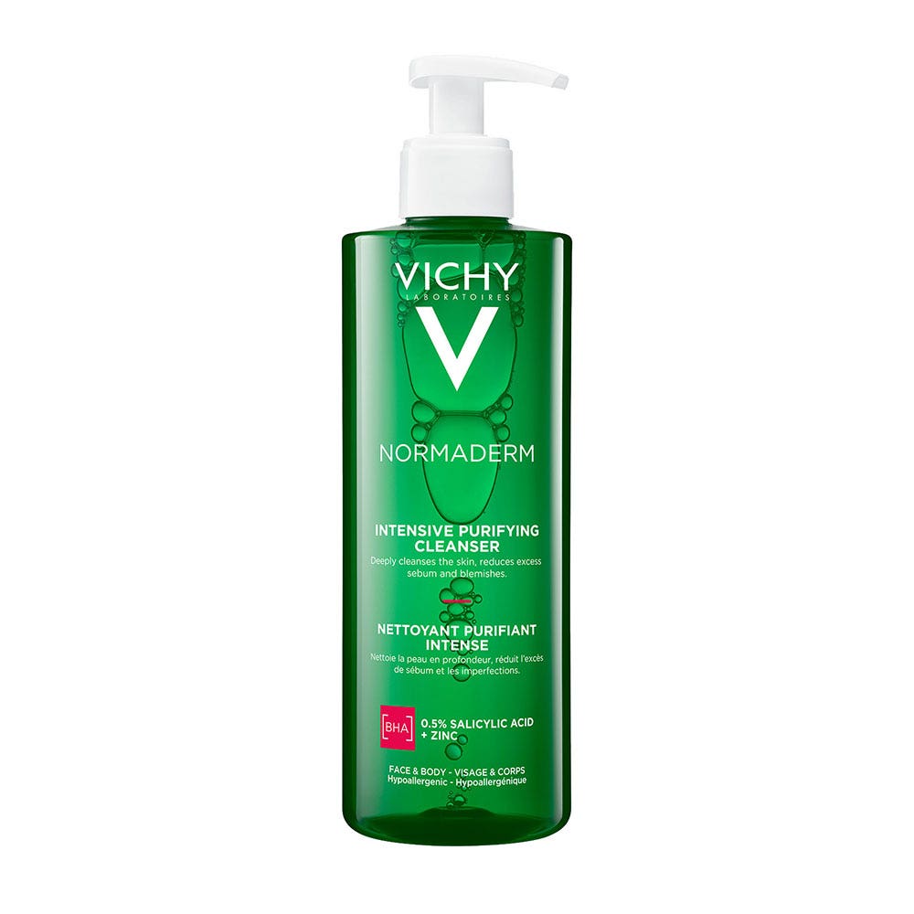 Vichy Normaderm Gel limpiador purificante intenso Cara y cuerpo 400 ml