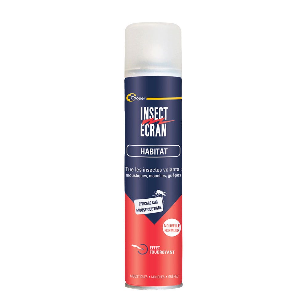 Insect Ecran Insecticida aerosol para hogar contra mosquitos, moscas y avispas 250 ml