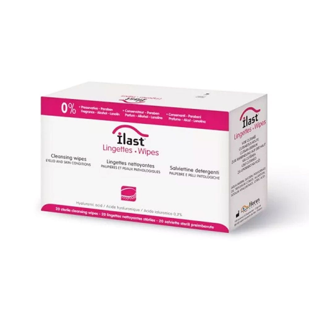 Dulcis Health Science Ilast Toallitas Limpiadoras Para Parpados x20