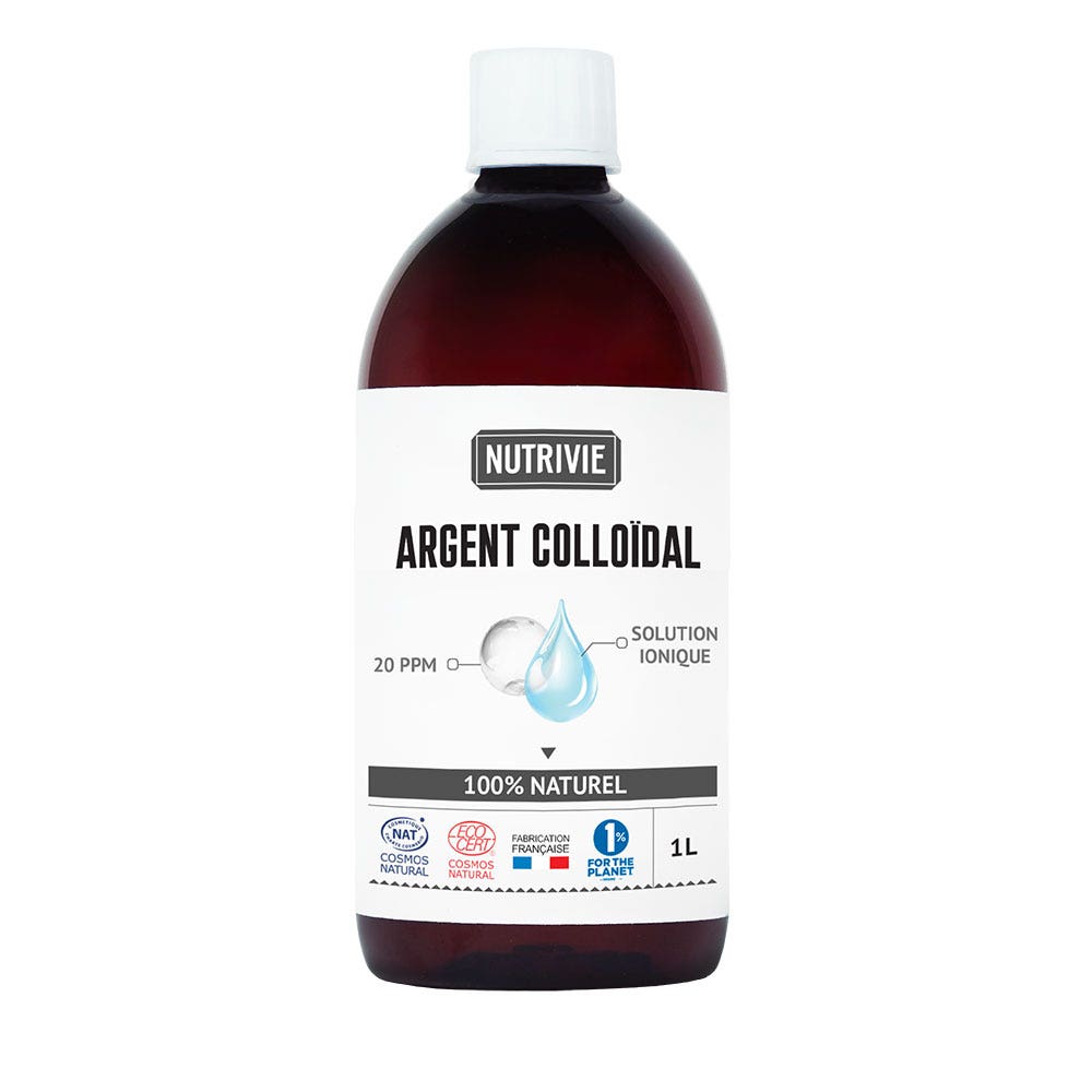 Nutrivie Plata Coloidal 20ppm 1L