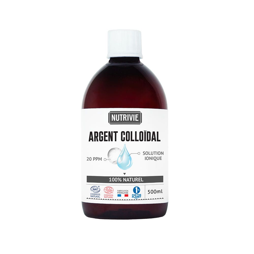 Nutrivie Plata Coloidal 20ppm 500 ml