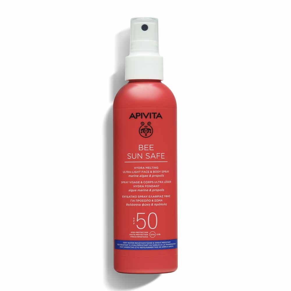 Apivita Bee Sun Safe Spray SPF50 Ultraligero Rostro y Cuerpo 200ml