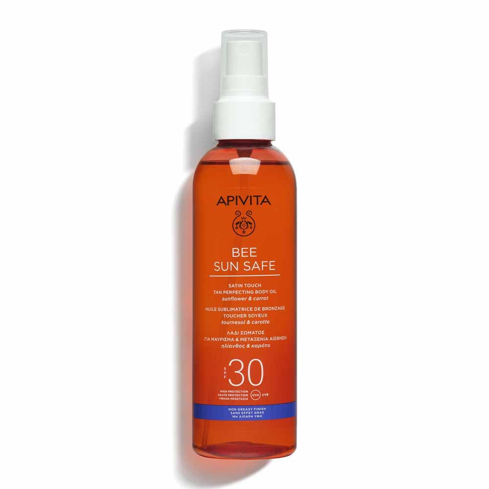 Apivita Bee Sun Safe Aceite perfeccionador de bronceado SPF30 200ml