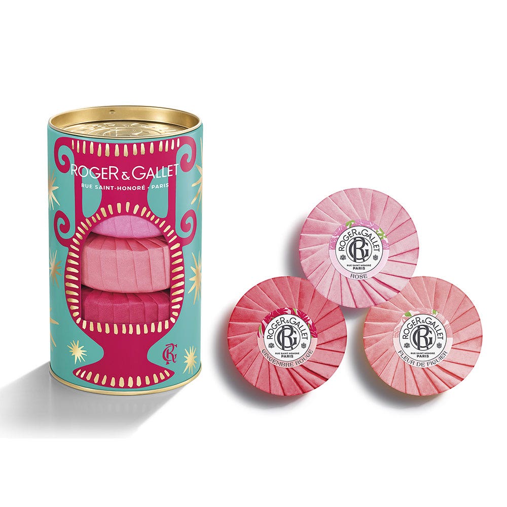 Roger & Gallet Pack 3 jabones 300 g