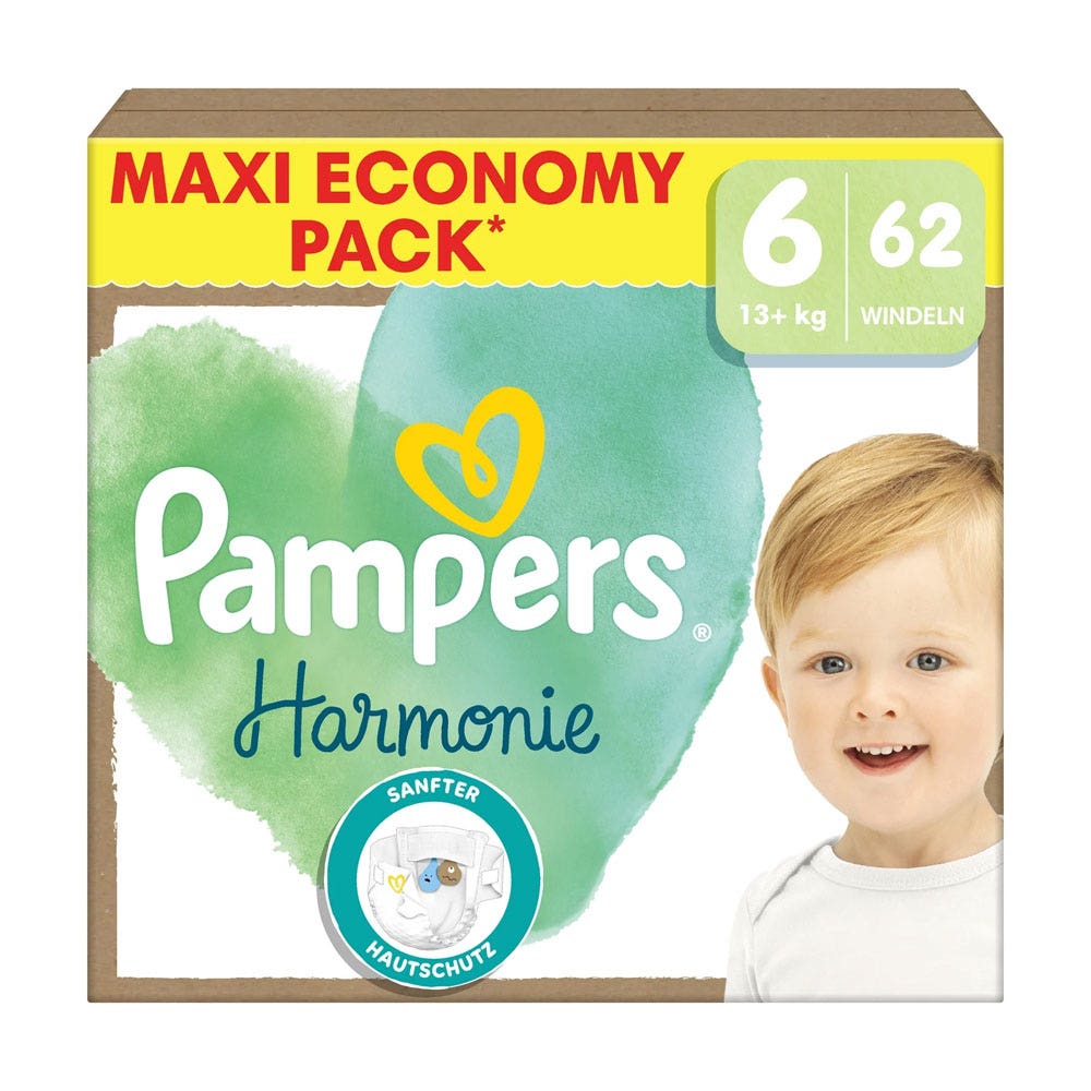 Pampers Harmonie Pañales Talla 6 13kg et plus x62