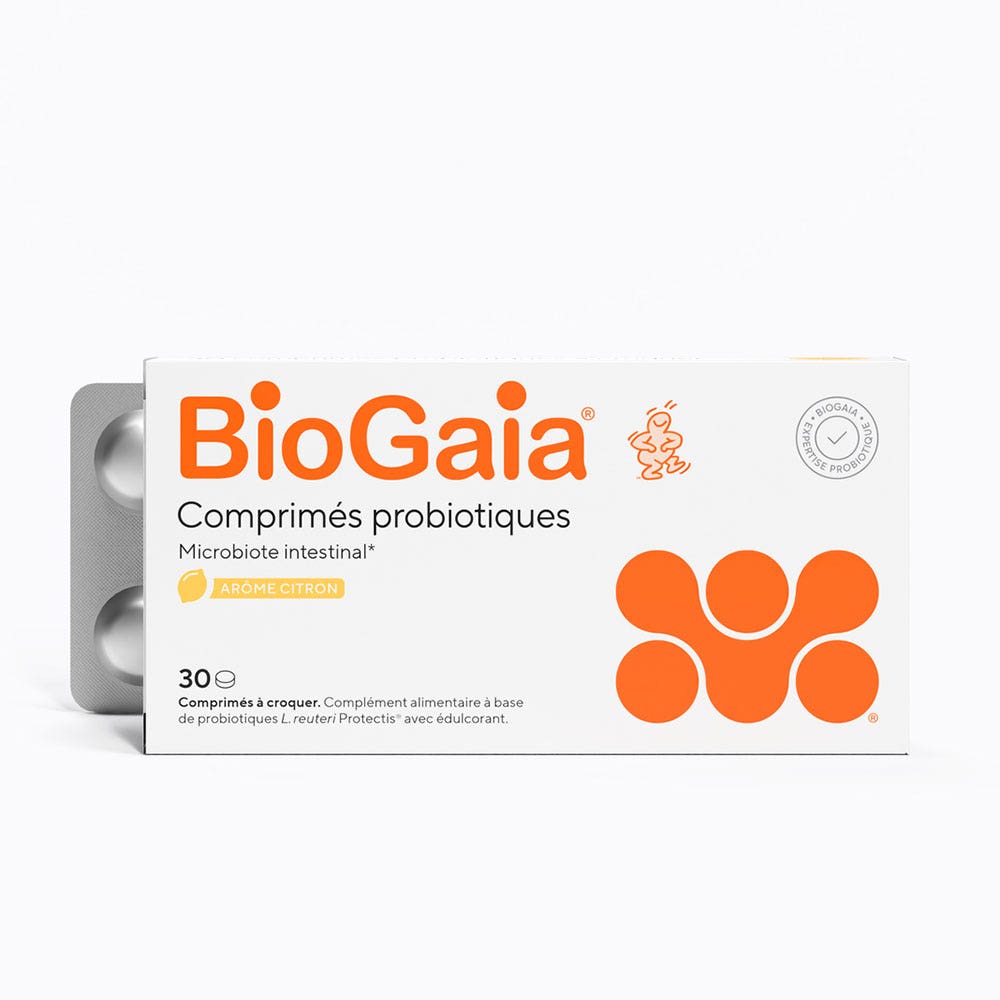 Biogaia Probióticos Sabor Limón 30 Comprimidos Masticables