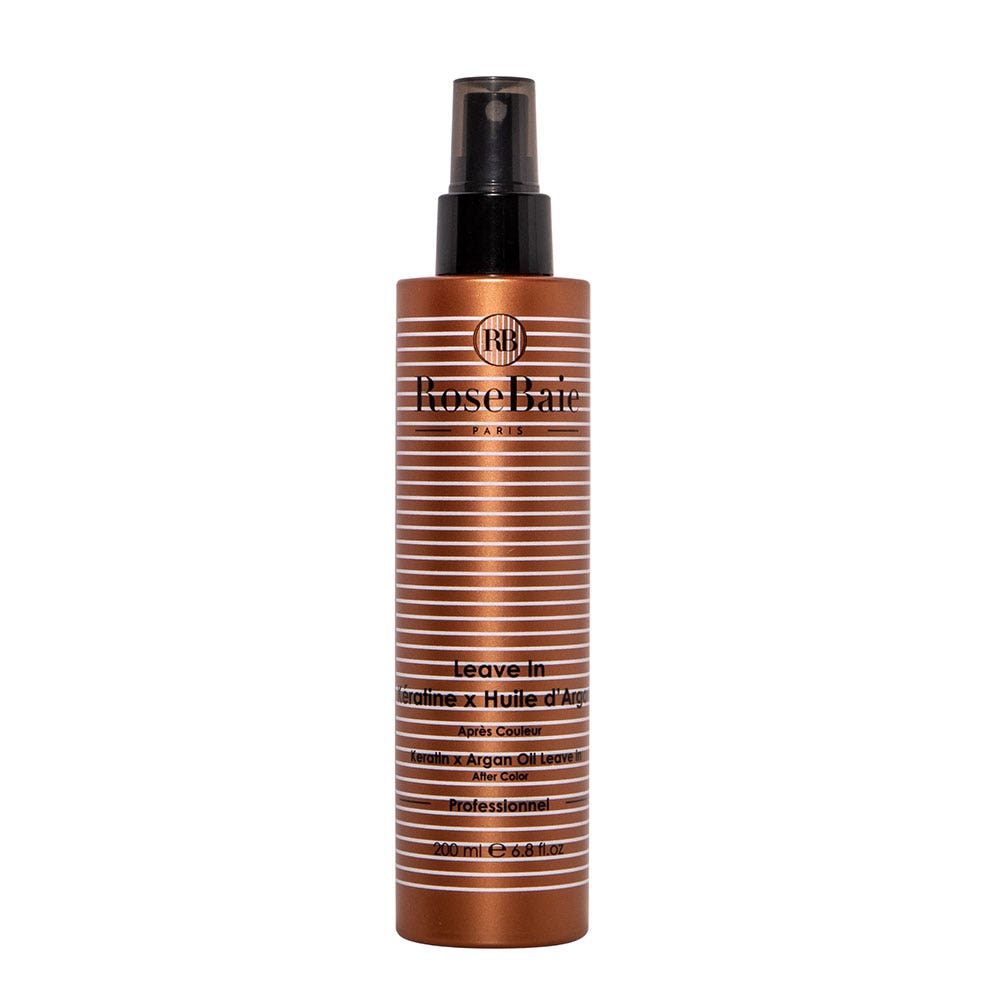 Rosebaie Aceite de Argán Keratina sin aclarado Cabello teñido 200 ml
