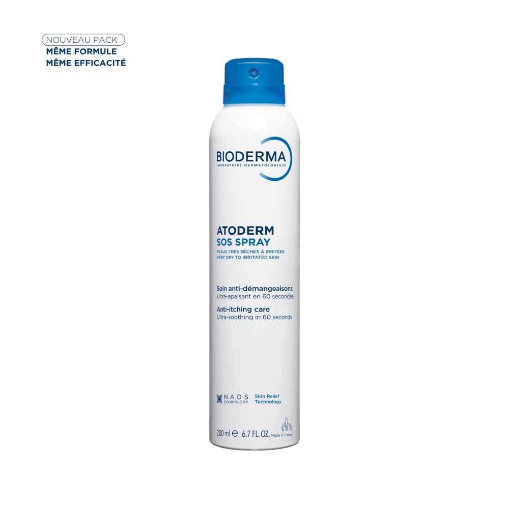 Bioderma Atoderm SOS Spray Antipicores Peaux très sèches à tendance à l’eczéma atopique 200ml