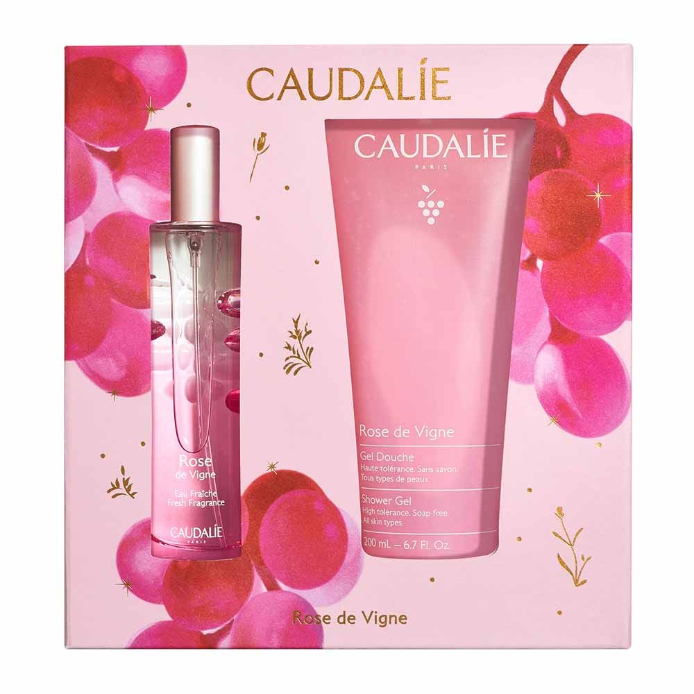Caudalie Cofre de Navidad Rosa Des Vignes
