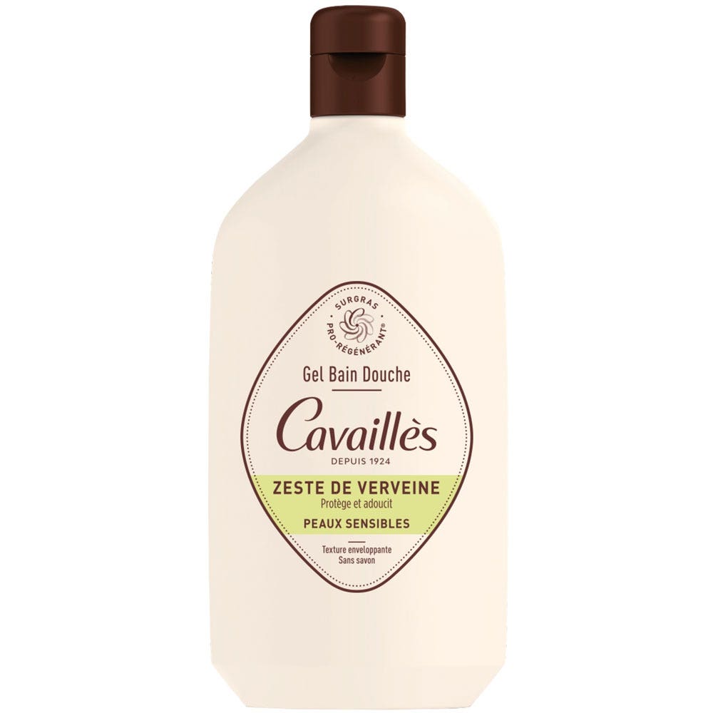 Cavaillès Surgras Pro-Regenerador Gel de baño y ducha Verbena Zest 400 ml