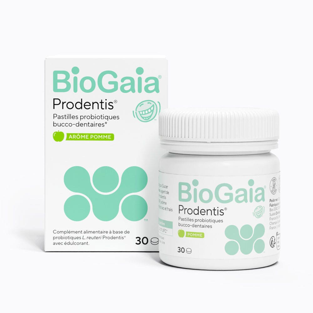 Biogaia Prodentis Sabor manzana 30 comprimidos masticables
