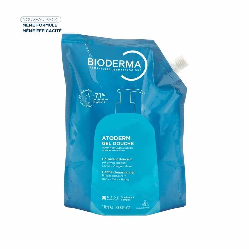 Bioderma Atoderm Gel de ducha recarga ecológica todo tipo de pieles 1L
