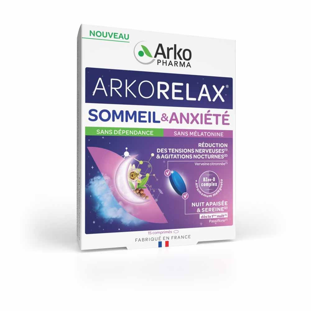 Arkopharma Arkorelax Sueño y ansiedad 15 comprimidos